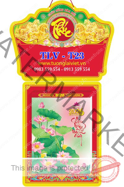 In Lịch bloc treo tường Hoa Sen