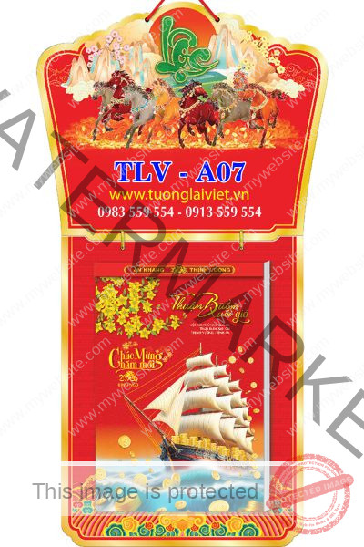 In Lịch bloc treo tường Khai Xuân khởi Lộc