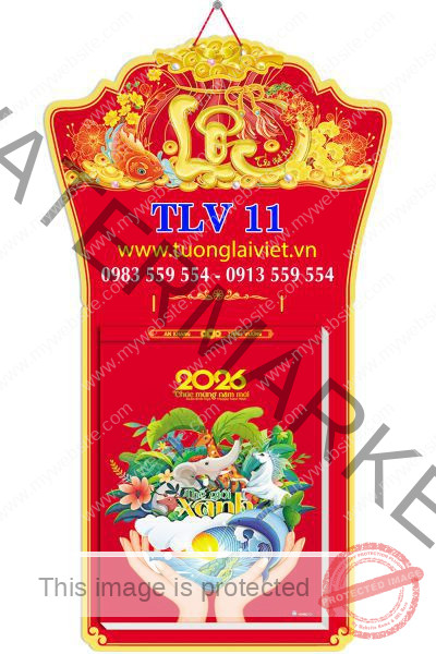 In Lịch bloc treo tường Thế Giới Xanh