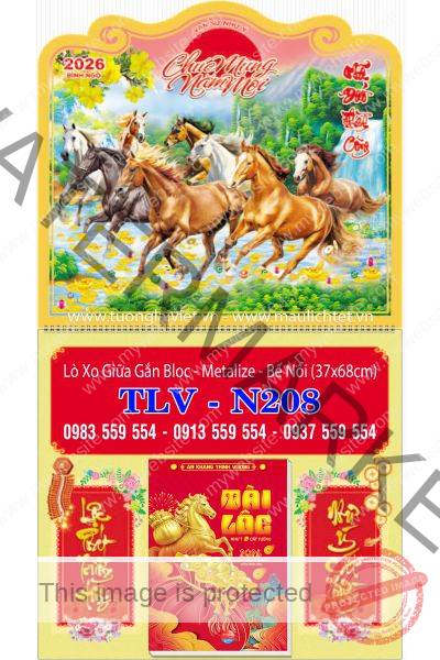 Lịch treo tường 365 ngày Mã Đáo Thành Công