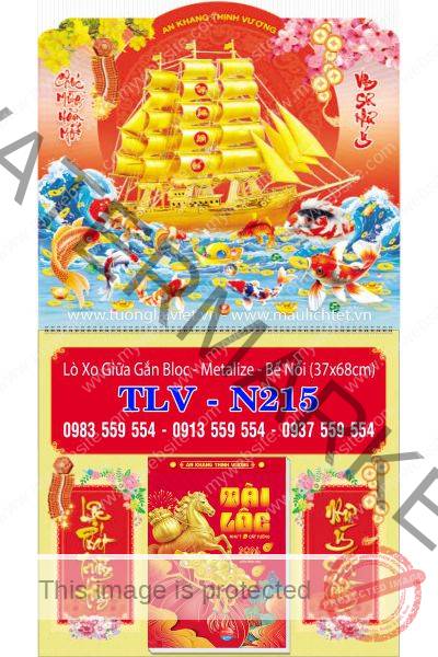 Lịch treo tường 365 ngày Thuyền Buồm