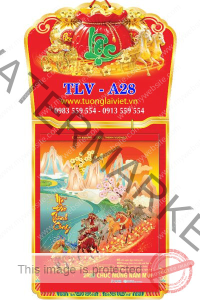 Lịch treo tường 52 Tờ Lộc Xuân
